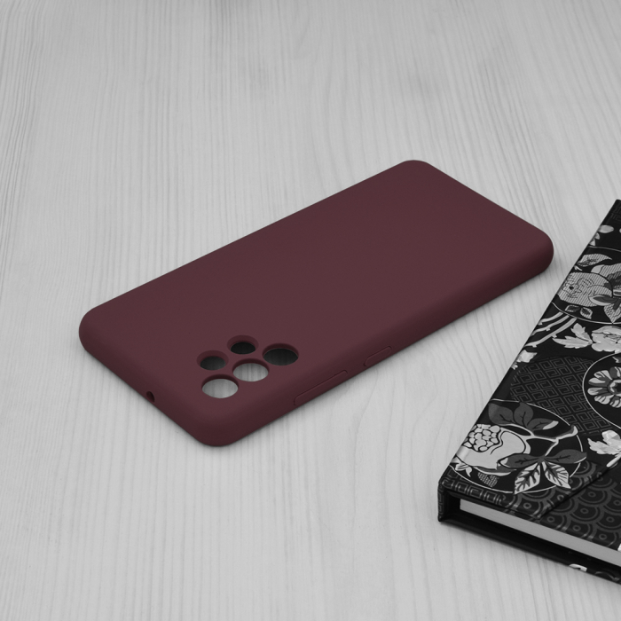 Husa Samsung Galaxy A32 4G, Soft Edge Silicone, Plum Violet [5]