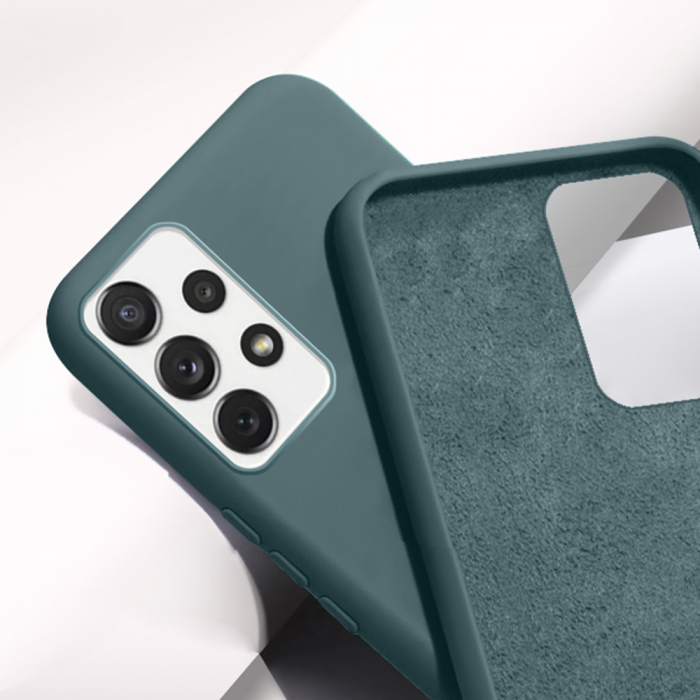 Husa Samsung Galaxy A32 5G, Soft Edge Silicone, Dark Green [11]