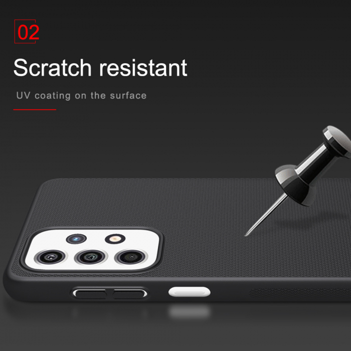 Husa Samsung Galaxy A33 5G, Nillkin Super Frosted Shield, Negru [4]