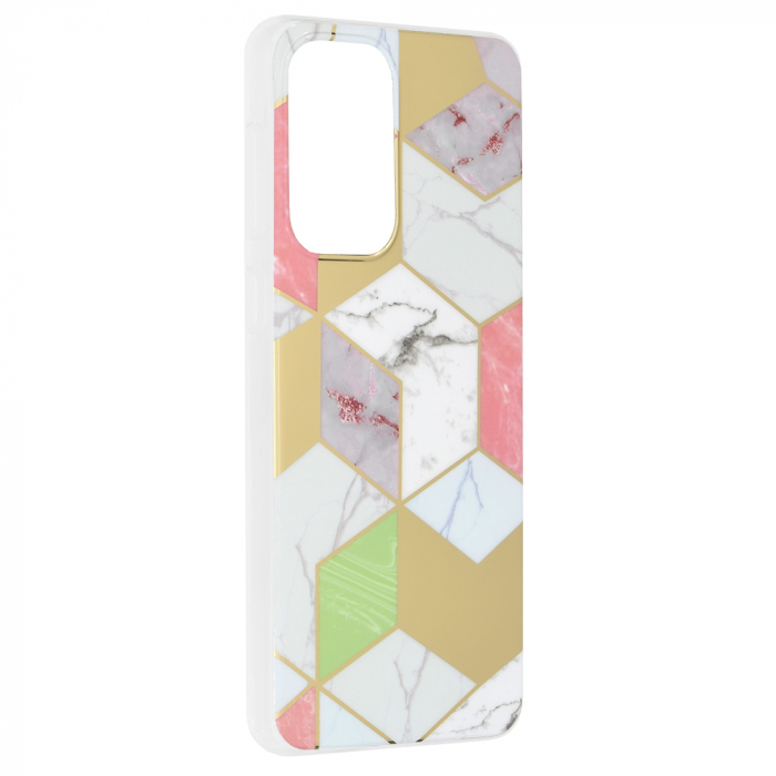 Husa Samsung Galaxy A33 5G, Techsuit Marble Series, Purple Hex [2]