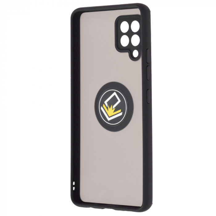 Husa Samsung Galaxy A42 5G cu inel suport stand magnetic, Negru [4]