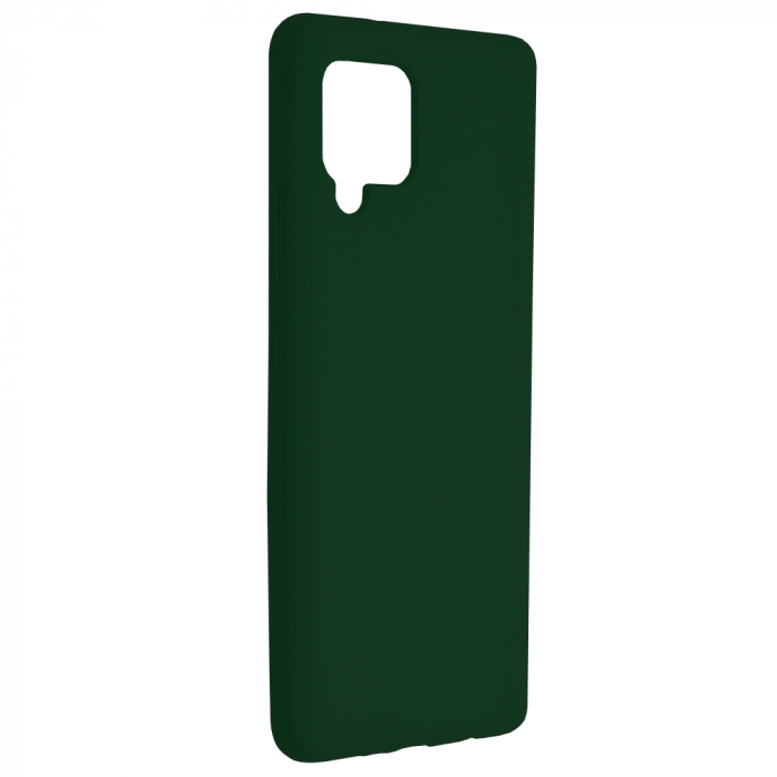 Husa Samsung Galaxy A42 5G, Soft Edge Silicone, Dark Green [2]