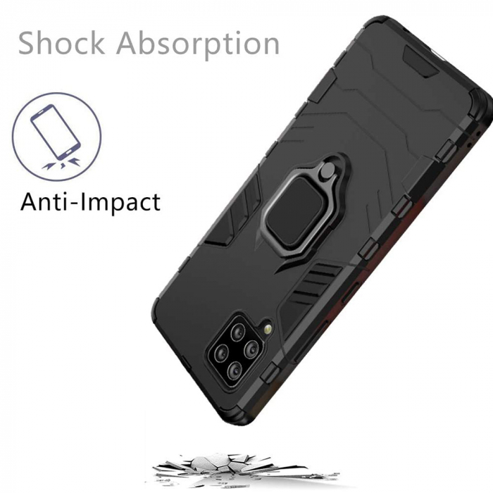 Husa Samsung Galaxy A42 5G, Techsuit Shield Ring, Negru [6]