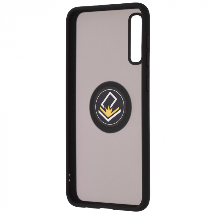 Husa Samsung Galaxy A50 cu inel suport stand magnetic, Negru [4]