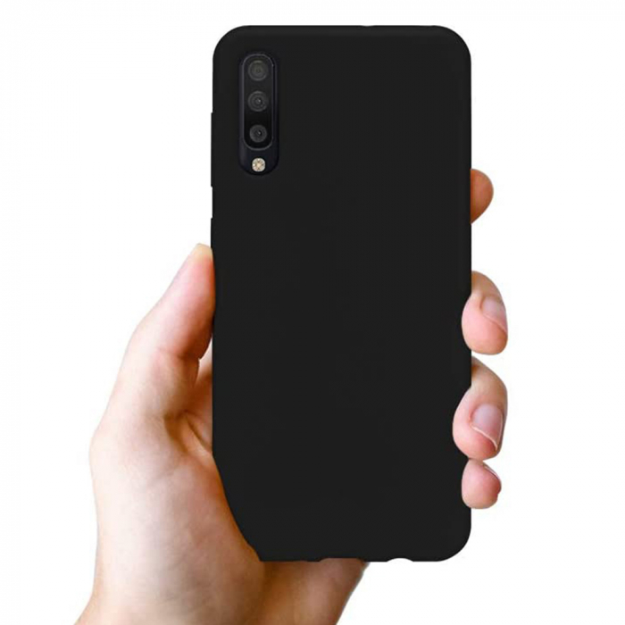 Husa Samsung Galaxy A50, Soft Edge Silicone, Negru [4]