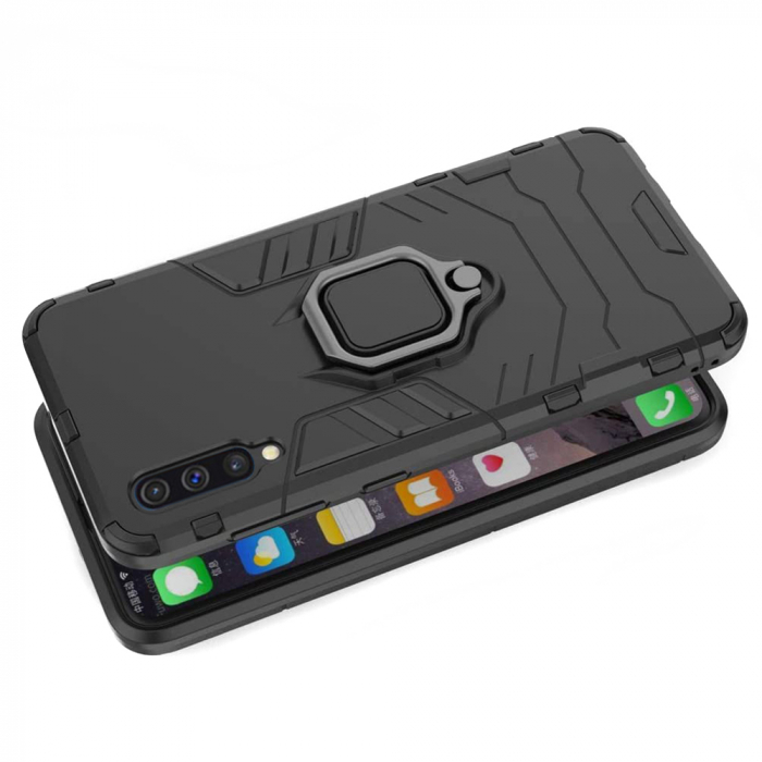 Husa Samsung Galaxy A50, Techsuit Shield Ring, Negru [10]