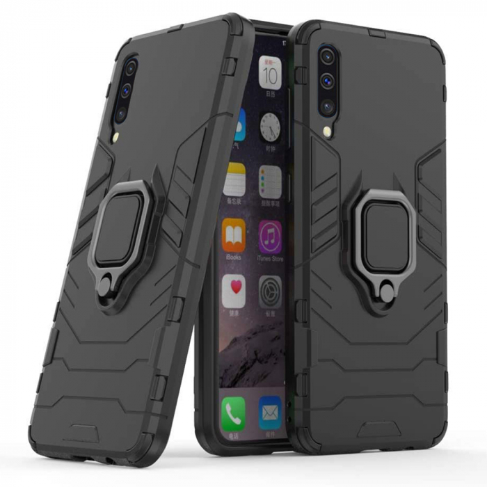 Husa Samsung Galaxy A50, Techsuit Shield Ring, Negru [11]