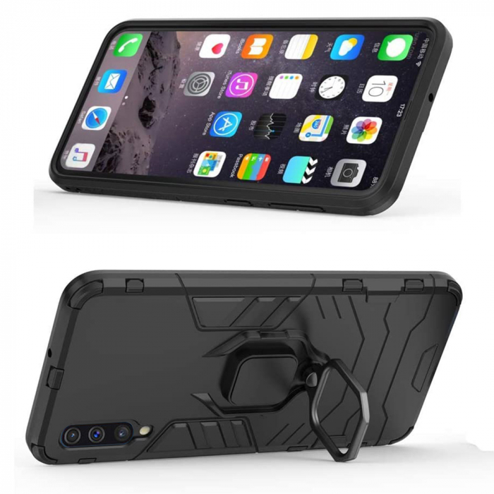 Husa Samsung Galaxy A50, Techsuit Shield Ring, Negru [8]