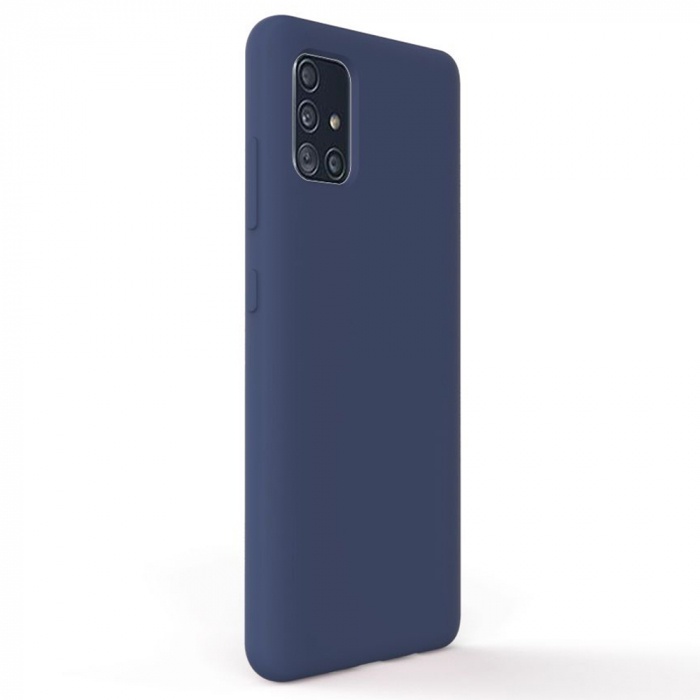 Husa Samsung Galaxy A51, Soft Edge Silicone, Denim Blue [5]