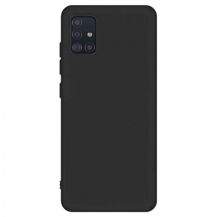 Husa Samsung Galaxy A51, Soft Edge Silicone, Negru [4]
