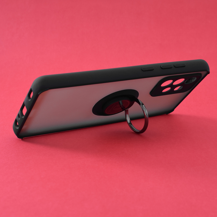 Husa Samsung Galaxy A52 5G cu inel suport stand magnetic, Negru [5]