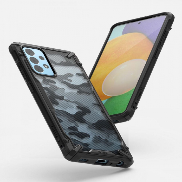Husa Samsung Galaxy A52 5G, Ringke Fusion X, Camo Black [7]