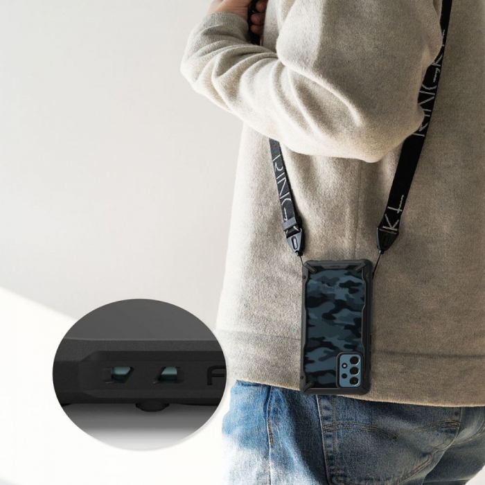 Husa Samsung Galaxy A52 5G, Ringke Fusion X, Camo Black [4]