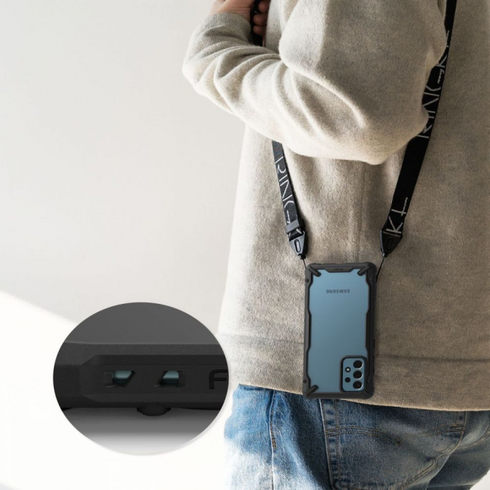 Husa Samsung Galaxy A52 5G, Ringke Fusion X, Negru [4]