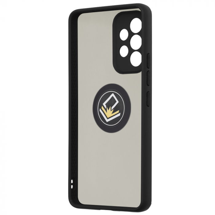 Husa Samsung Galaxy A53 5G cu inel suport stand magnetic, Negru [3]