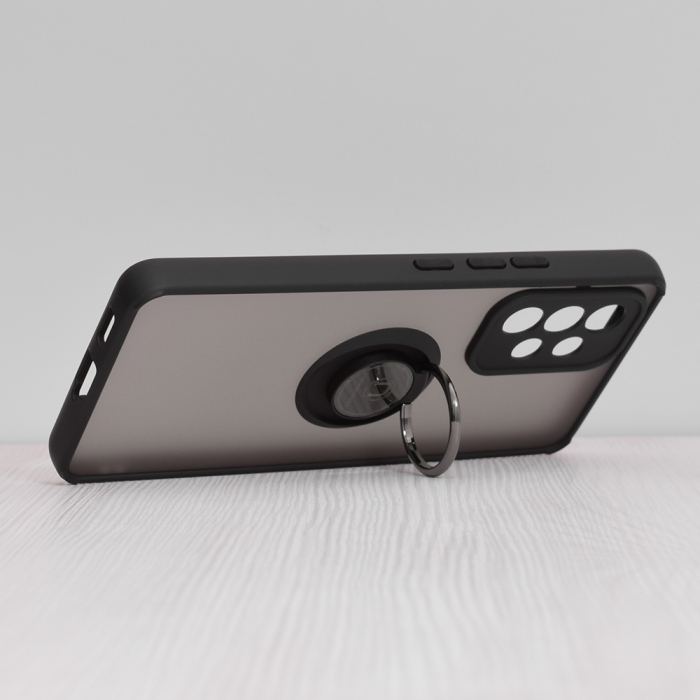 Husa Samsung Galaxy A53 5G cu inel suport stand magnetic, Negru [4]