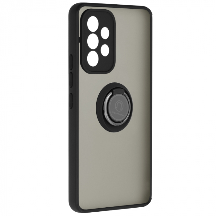Husa Samsung Galaxy A53 5G cu inel suport stand magnetic, Negru [5]