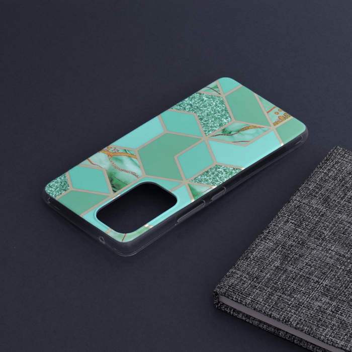Husa Samsung Galaxy A53 5G, Techsuit Marble Series, Green Hex [5]