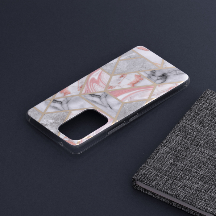 Husa Samsung Galaxy A53 5G, Techsuit Marble Series, Pink Hex [5]