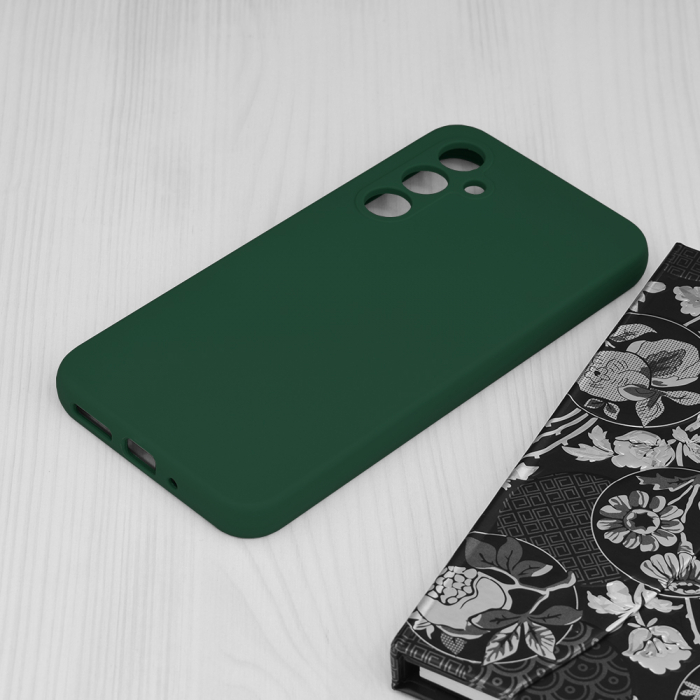 Husa Samsung Galaxy A54, Soft Edge Silicone, Dark Green [2]