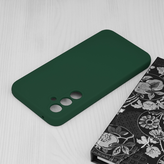 Husa Samsung Galaxy A54, Soft Edge Silicone, Dark Green [3]