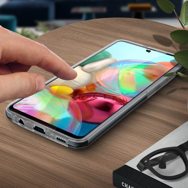 Husa Samsung Galaxy A71 Full TPU 360 (fata + spate), Transparent  [4]