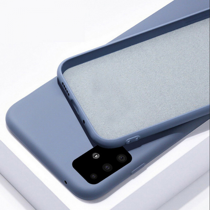 Husa Samsung Galaxy A71, Soft Edge Silicone, Denim Blue [5]