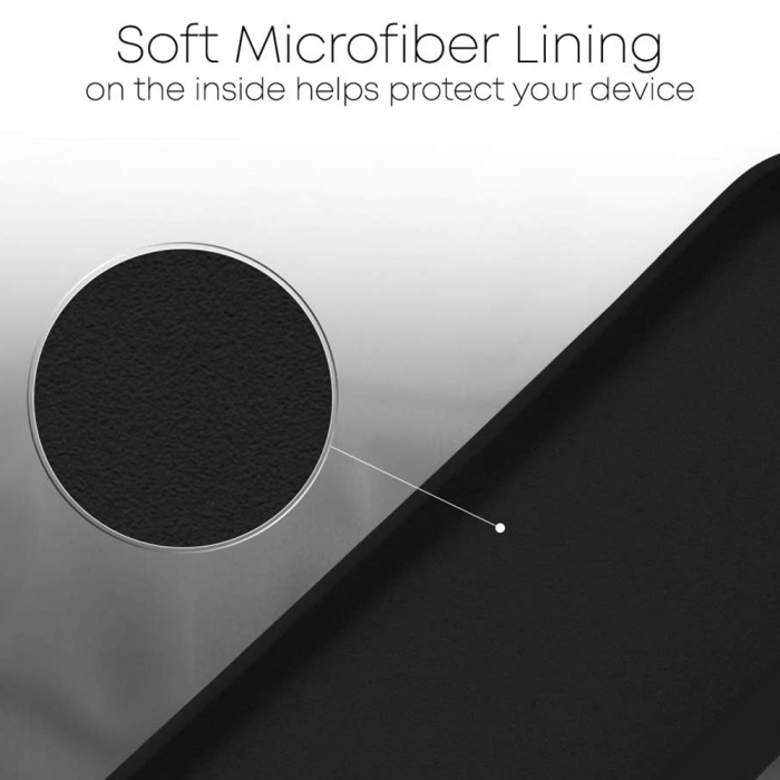Husa Samsung Galaxy A71, Soft Edge Silicone, Negru [7]