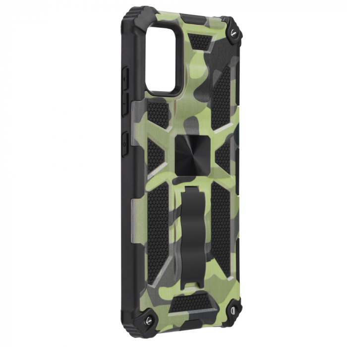 Husa Samsung Galaxy A71, Techsuit Blazor, Camo Lime [6]