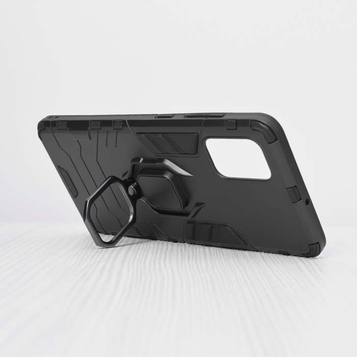 Husa Samsung Galaxy A71, Techsuit Shield Ring, Negru [2]
