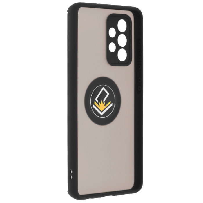 Husa Samsung Galaxy A72 4G cu inel suport stand magnetic, Negru [3]
