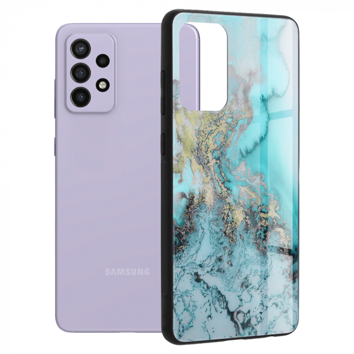 Husa Samsung Galaxy A72 5G, Glaze Series, Blue Ocean [1]