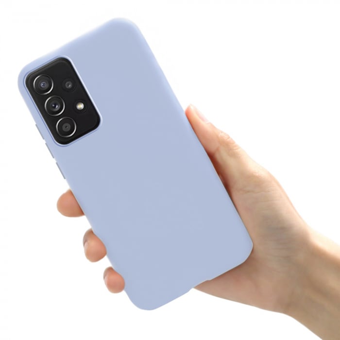 Husa Samsung Galaxy A72 5G, Soft Edge Silicone, Denim Blue [4]