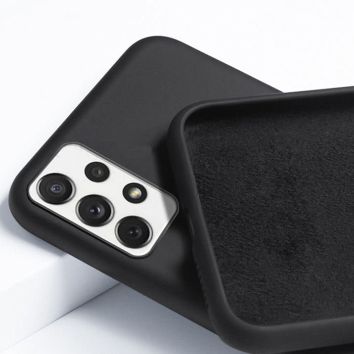 Husa Samsung Galaxy A72 5G, Soft Edge Silicone, Negru [8]