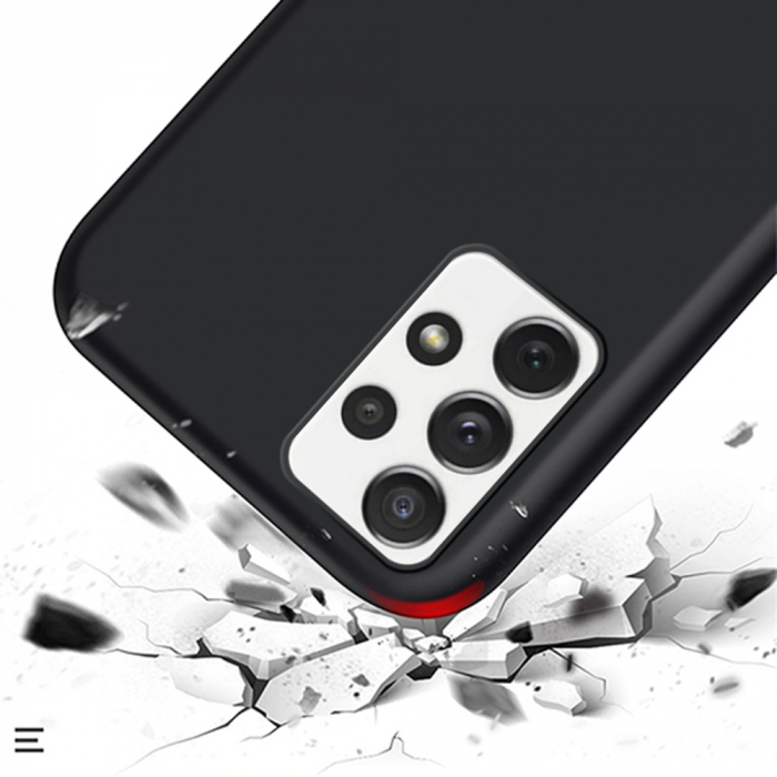 Husa Samsung Galaxy A72 5G, Soft Edge Silicone, Negru [4]