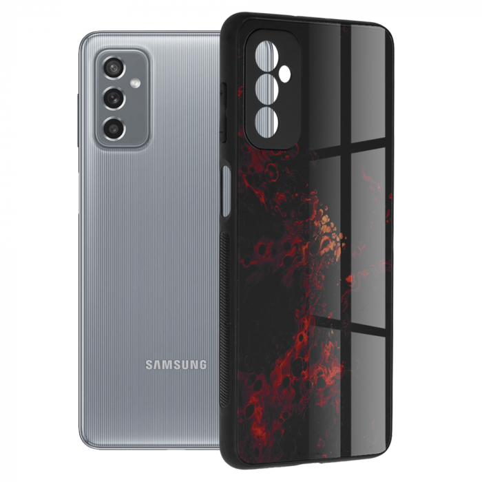 Husa Samsung Galaxy M52 5G, Glaze Series, Red Nebula [1]