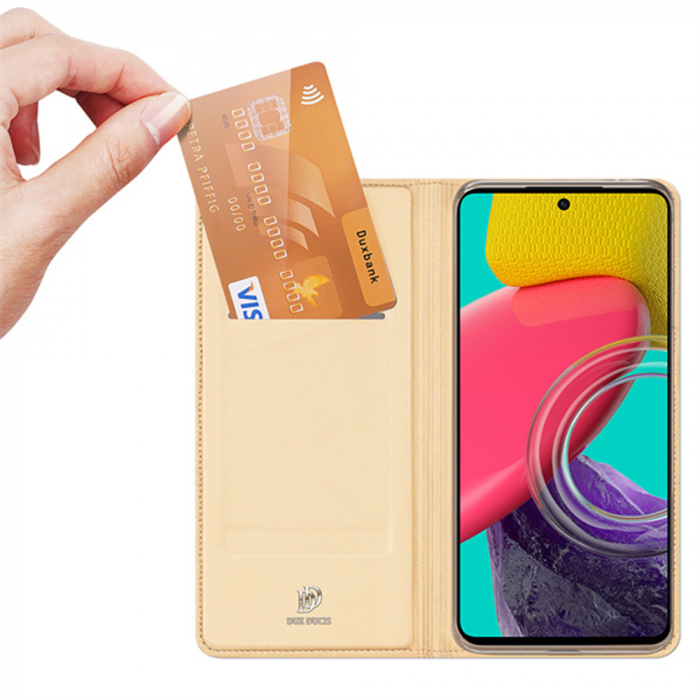 Husa Samsung Galaxy M53 5G, Dux Ducis Skin Pro Flip Book, Negru [5]