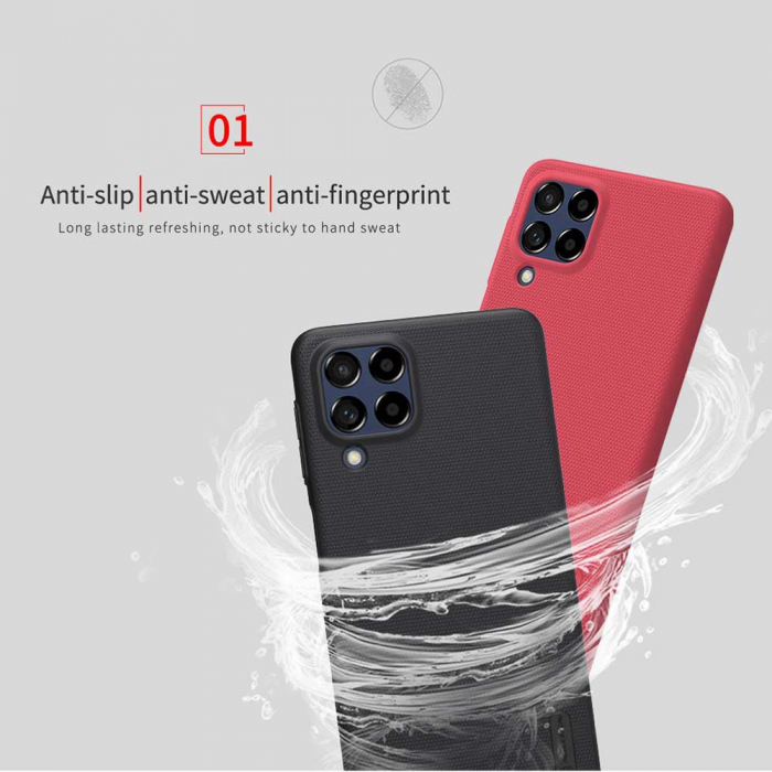 Husa Samsung Galaxy M53 5G, Nillkin Super Frosted Shield, Negru [5]