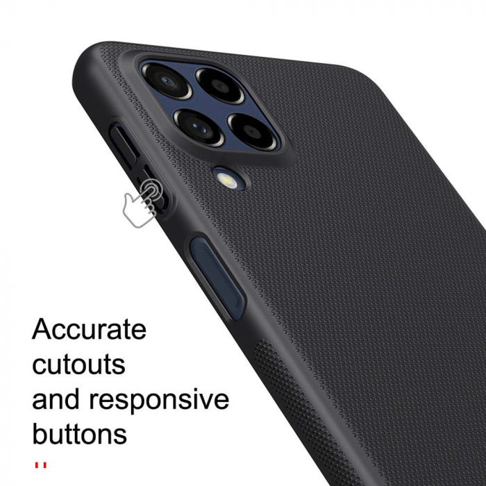 Husa Samsung Galaxy M53 5G, Nillkin Super Frosted Shield, Negru [7]