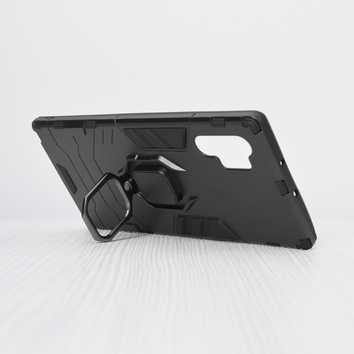 Husa Samsung Galaxy Note 10 Plus, Techsuit Shield Ring, Negru [2]