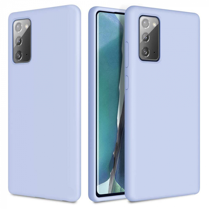 Husa Samsung Galaxy Note 20, Soft Edge Silicone, Denim Blue [4]