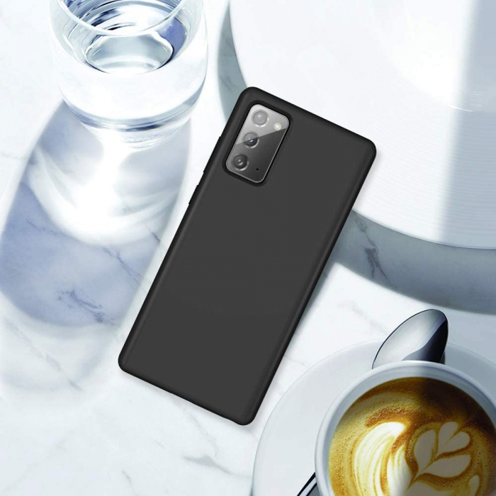 Husa Samsung Galaxy Note 20, Soft Edge Silicone, Negru [5]