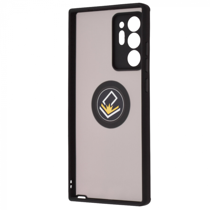 Husa Samsung Galaxy Note 20 Ultra cu inel suport stand magnetic, Negru [4]