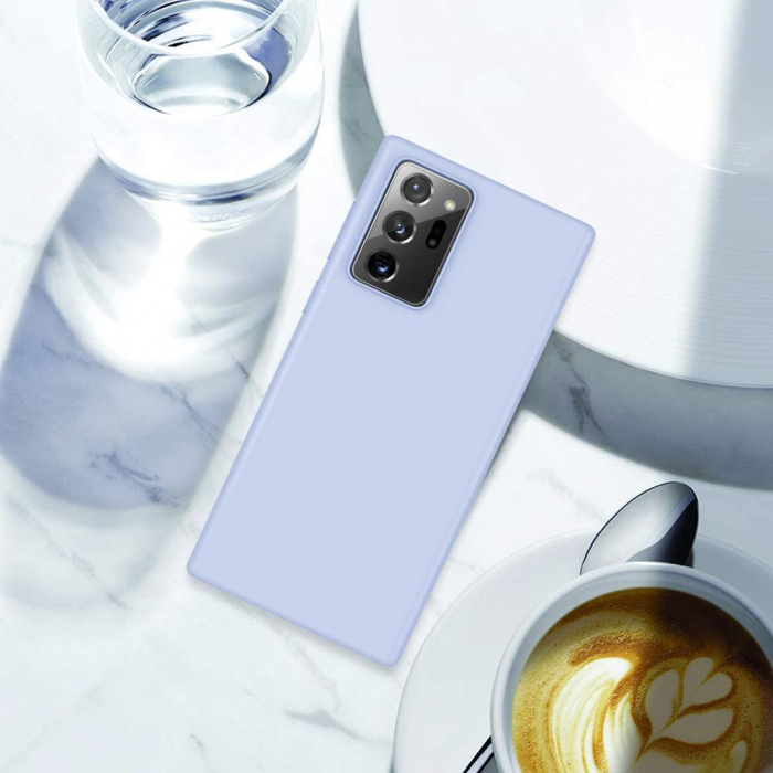 Husa Samsung Galaxy Note 20 Ultra, Soft Edge Silicone, Denim Blue [8]