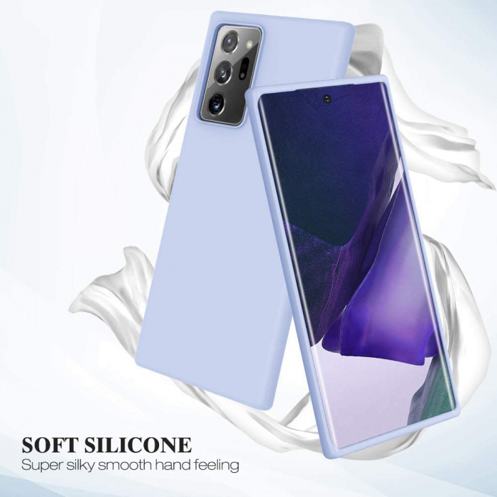 Husa Samsung Galaxy Note 20 Ultra, Soft Edge Silicone, Denim Blue [5]