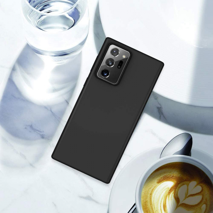 Husa Samsung Galaxy Note 20 Ultra, Soft Edge Silicone, Negru [9]