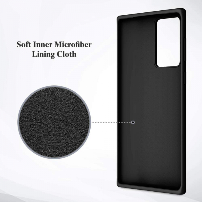 Husa Samsung Galaxy Note 20 Ultra, Soft Edge Silicone, Negru [6]