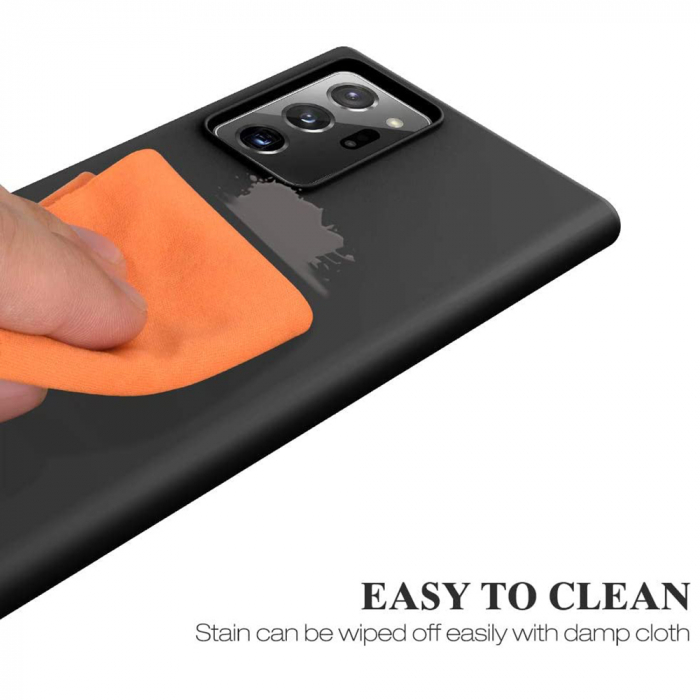Husa Samsung Galaxy Note 20 Ultra, Soft Edge Silicone, Negru [10]