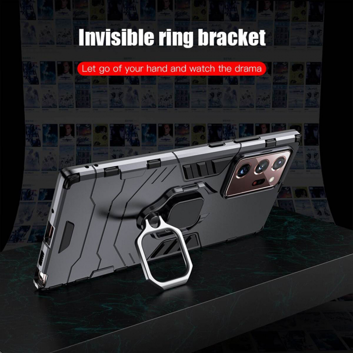 Husa Samsung Galaxy Note 20 Ultra, Techsuit Shield Ring, Negru [9]