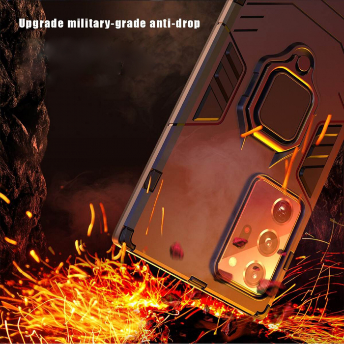 Husa Samsung Galaxy Note 20 Ultra, Techsuit Shield Ring, Negru [10]